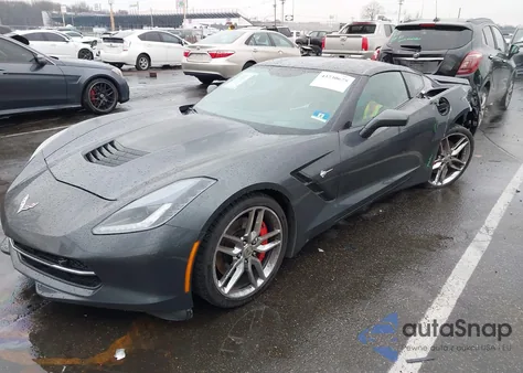 2017 Chevrolet Corvette Stingray Z51 from USA, damaged, VIN 1G1YJ2D70H5110136